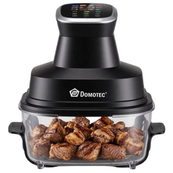 Аерогриль Domotec MS-3227 7 л зі скляною чашею та сенсорним дисплеєм ws46756 фото