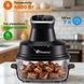 Аерогриль Domotec MS-3227 7 л зі скляною чашею та сенсорним дисплеєм ws46756 фото 3