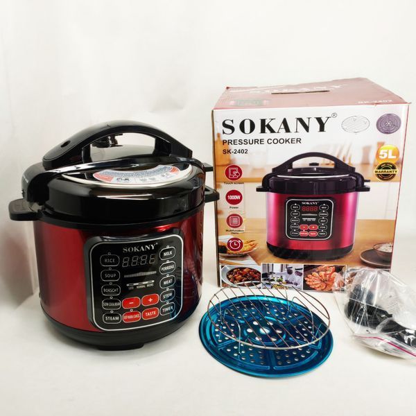 Мультиварка-скороварка Sokany SK-2402 5 л 1000 Вт ws23854 фото