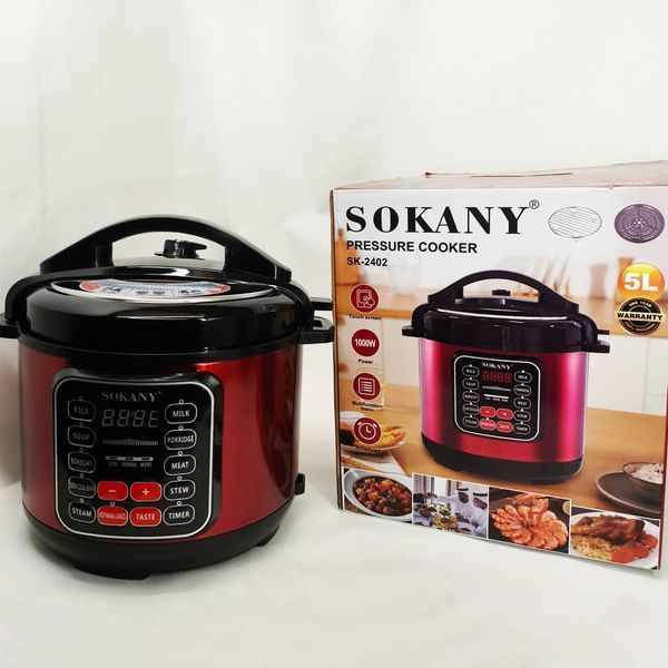 Мультиварка-скороварка Sokany SK-2402 5 л 1000 Вт ws23854 фото