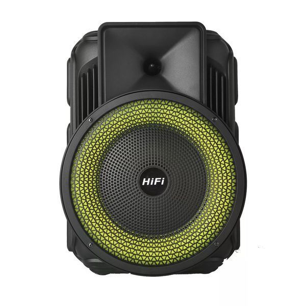 Портативна Bluetooth-колонка RIAS RX-8135W з караоке, 8 дюймів, 10 Вт, RGB-підсвічування 3_05108 фото